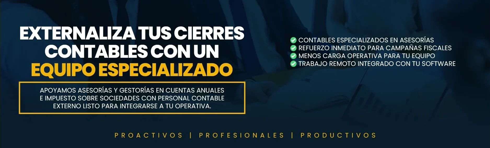 Externalizacion De Cierres Contables Contaflex Espana